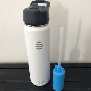 Clearly filtered water bottle